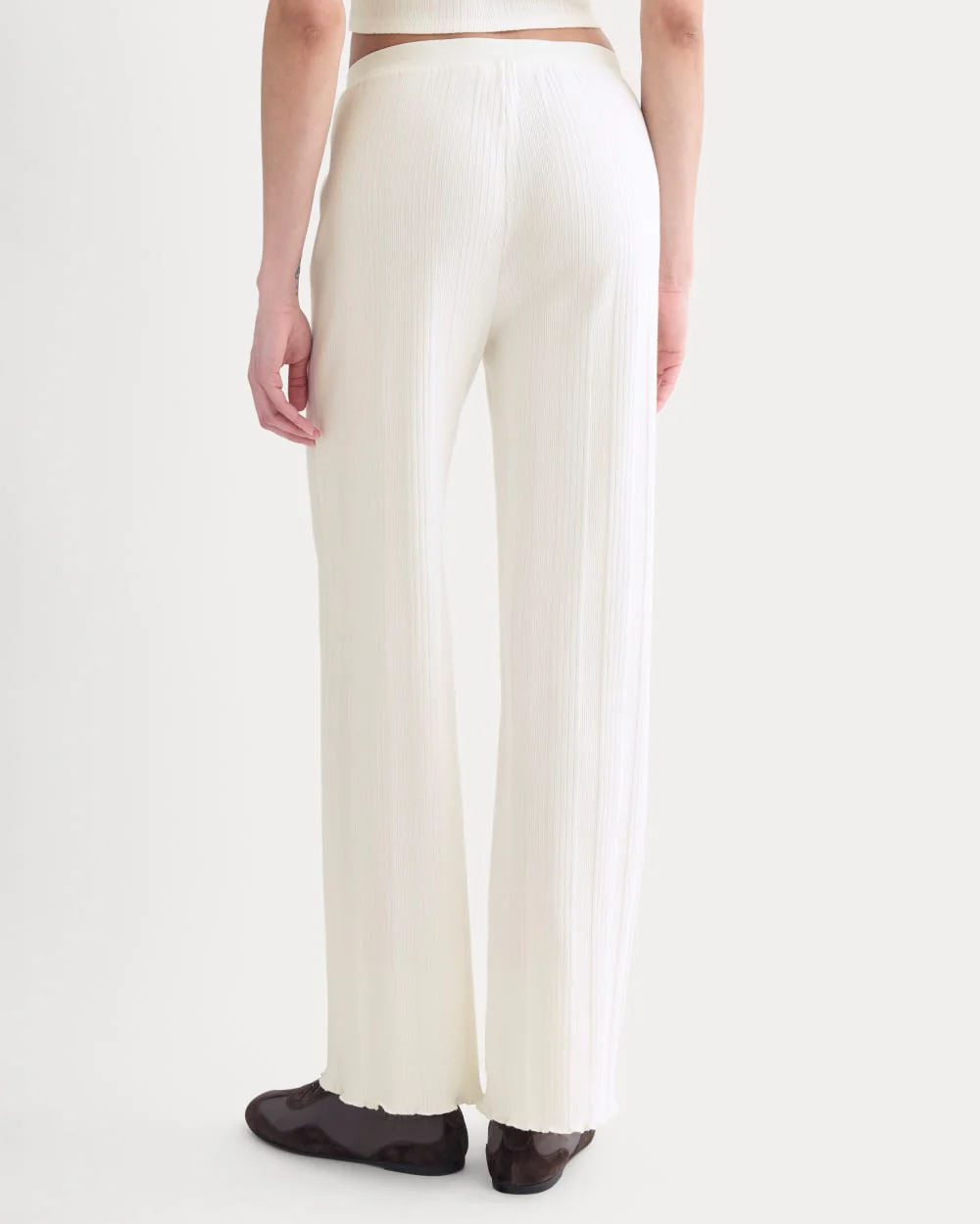 Lounge Rib Pant | Bone