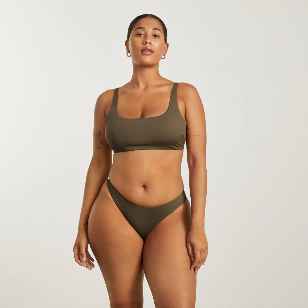 The Square-Neck Bikini Top | Beech