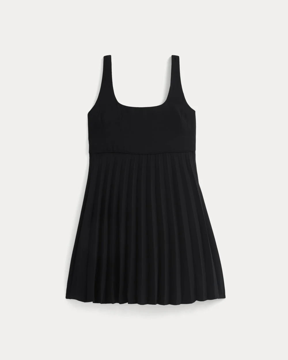 Drapey Crepe Mini Dress | Black