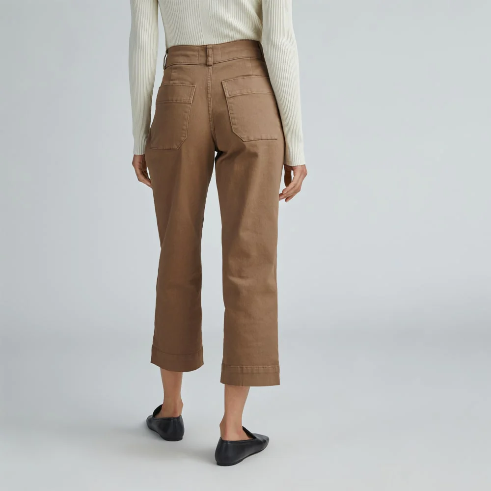 The Organic Straight-Leg Pant | Toasted Coconut