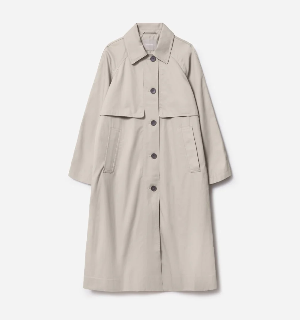 The Long Mac Coat | Stone