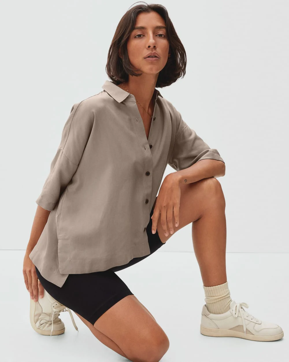 The Drapey Square Shirt | Burnt Sugar