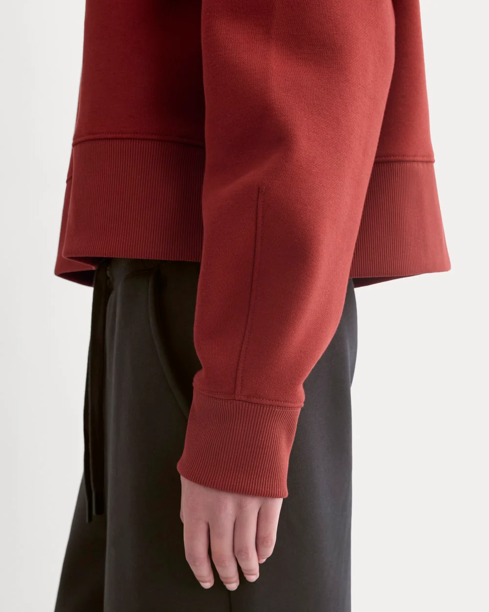 Luxe Fleece Sweatshirt | Merlot