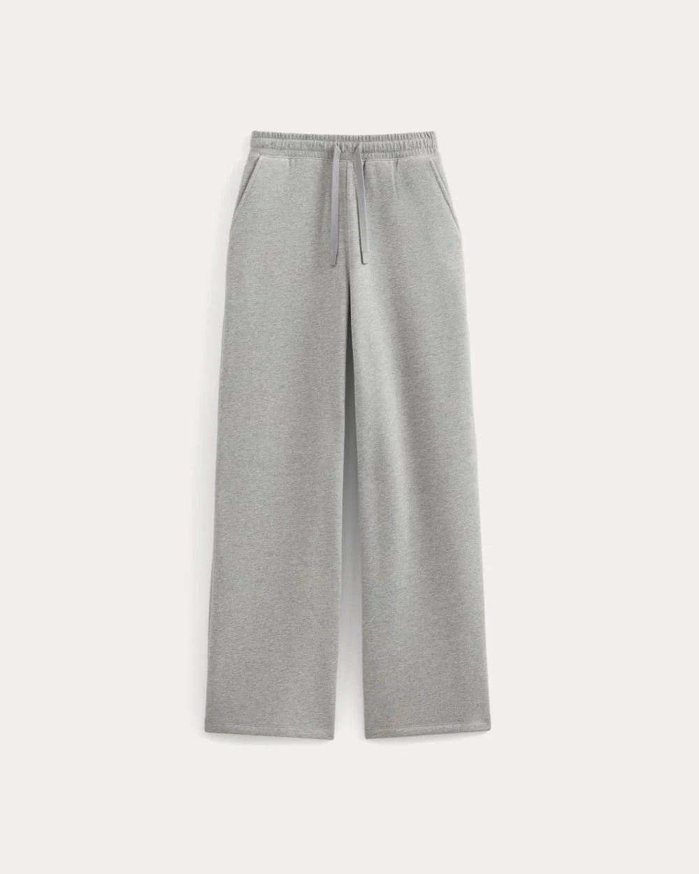Luxe Fleece Wide-Leg Sweatpant | Vintage Heather Grey