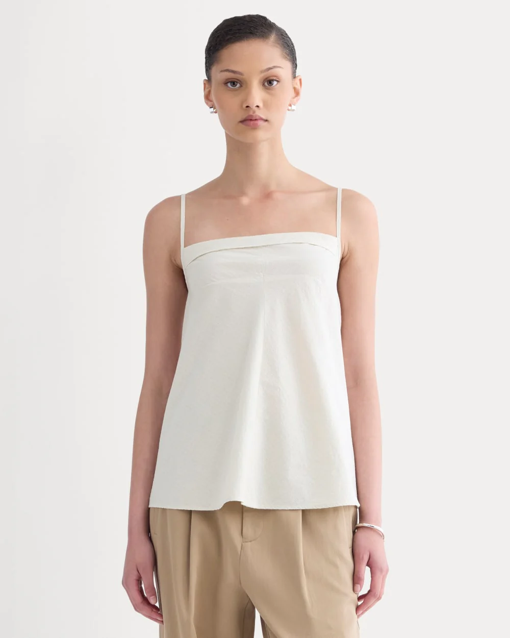 The Flowy Gauze Cami | Birch