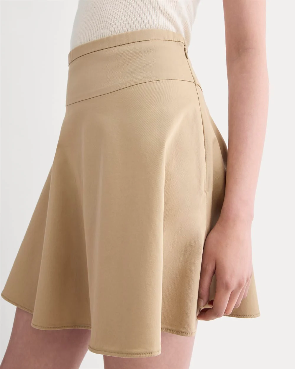 The Circle Mini Skirt | Warm Trench