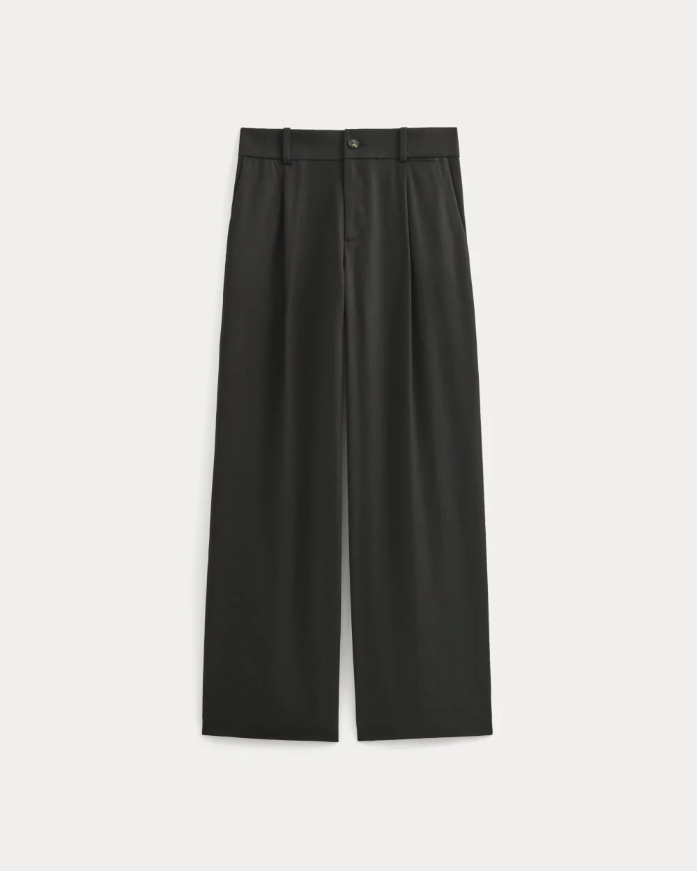 Wide-Leg Trouser in Buttersmooth | Black | 30 Inseam