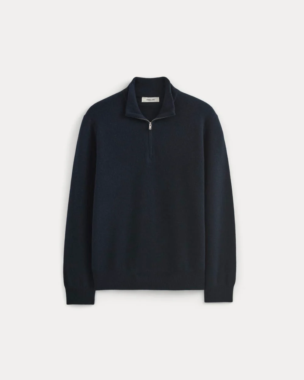 Cashmere Quarter Zip Sweater |  Navy