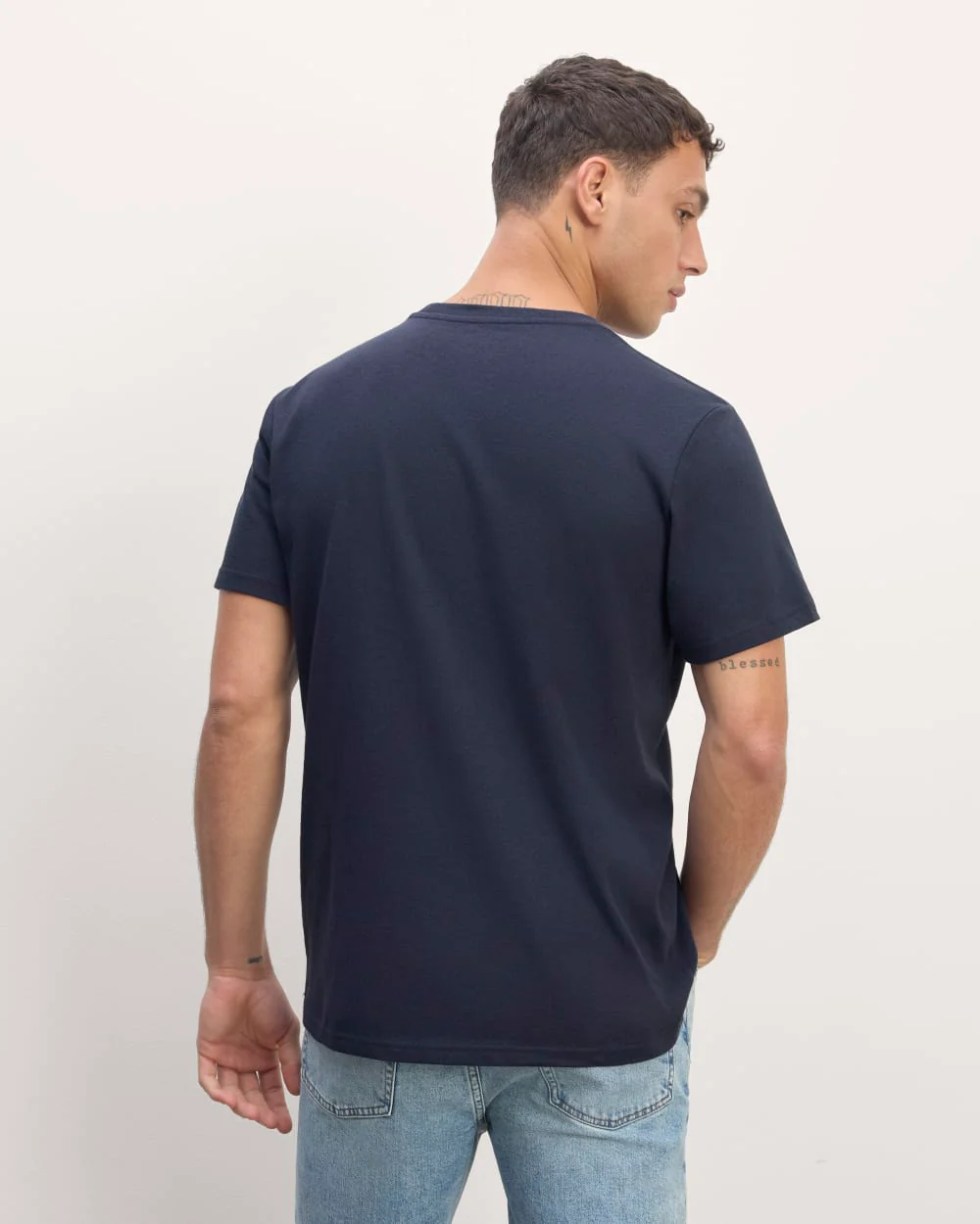 The Premium-Weight Crew | Uniform | Navy