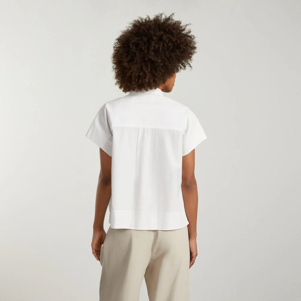 The Short-Sleeve Box Shirt | White