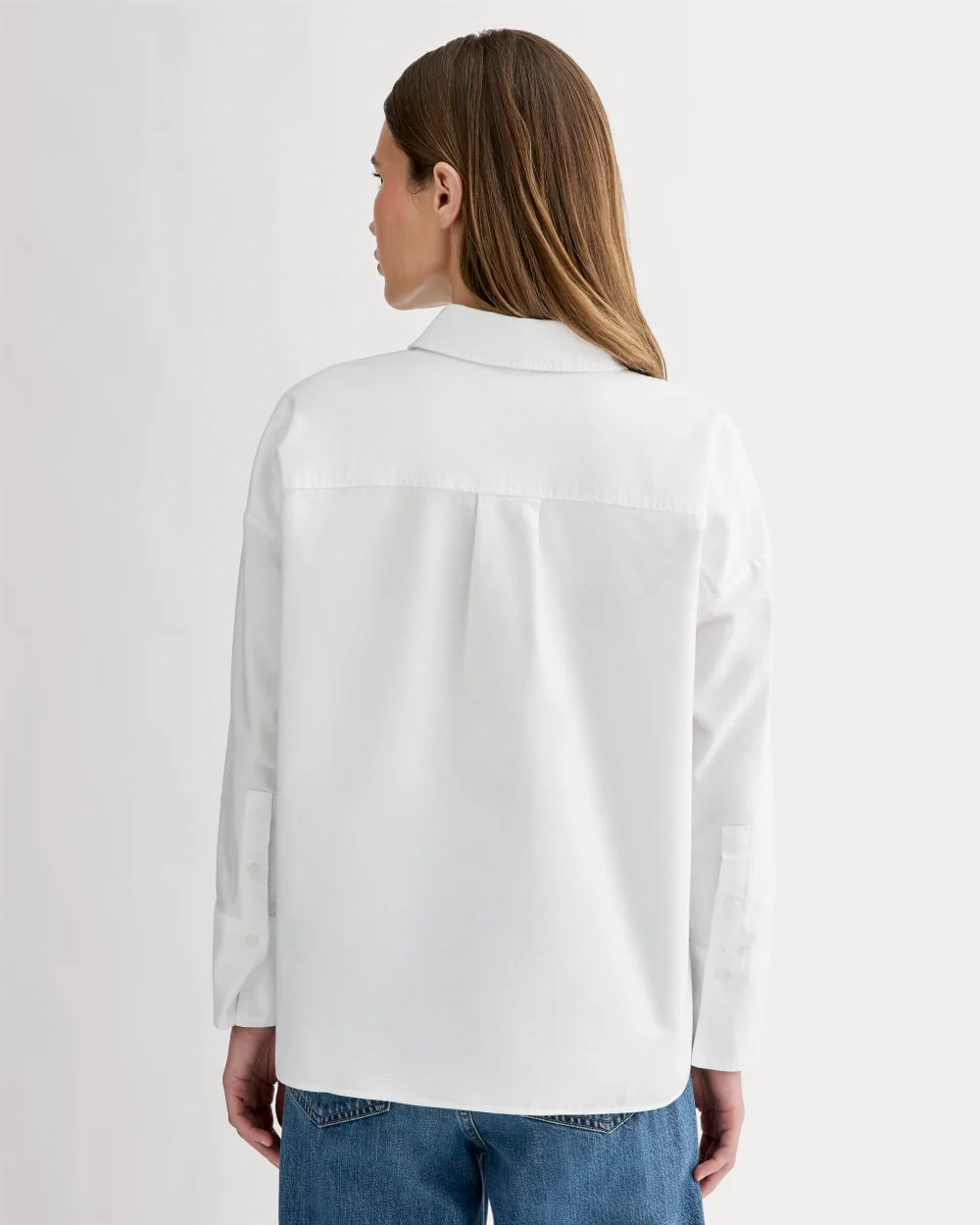 The Boxy Oxford | White