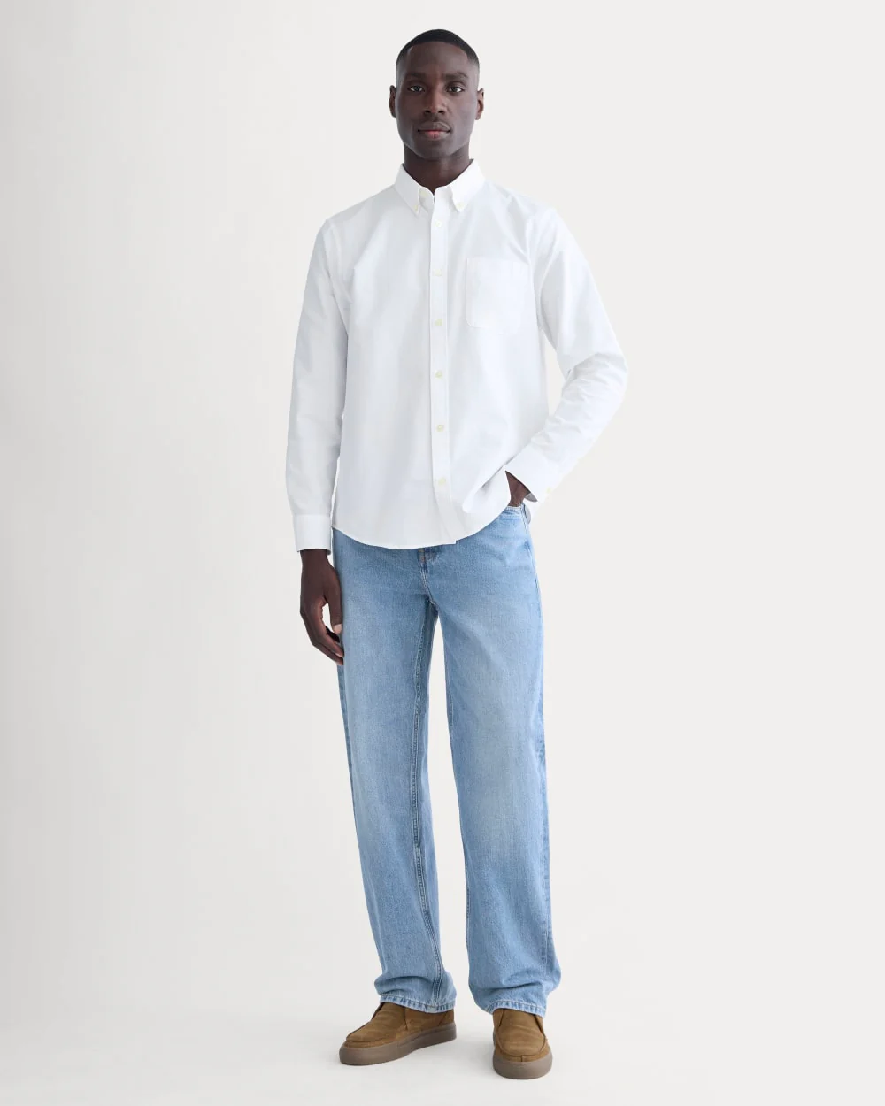 The Slim Oxford Shirt | White | Standard