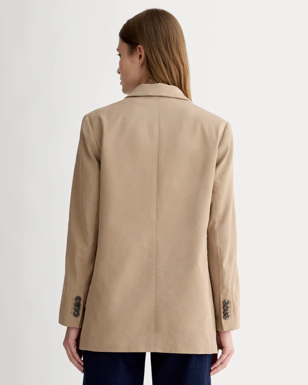 The Oversized Blazer in Buttersmooth | Ash Brown