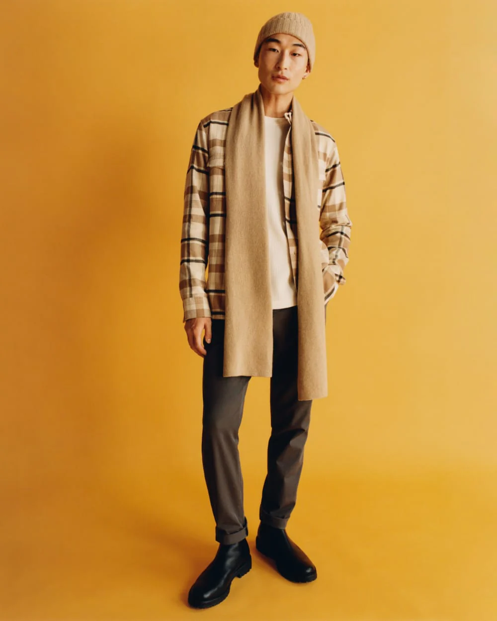 The Cashmere Scarf | Light Camel