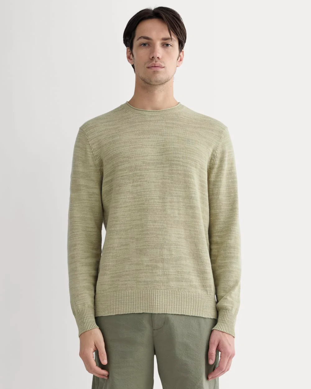 The Cotton Linen Pullover | Eucalyptus