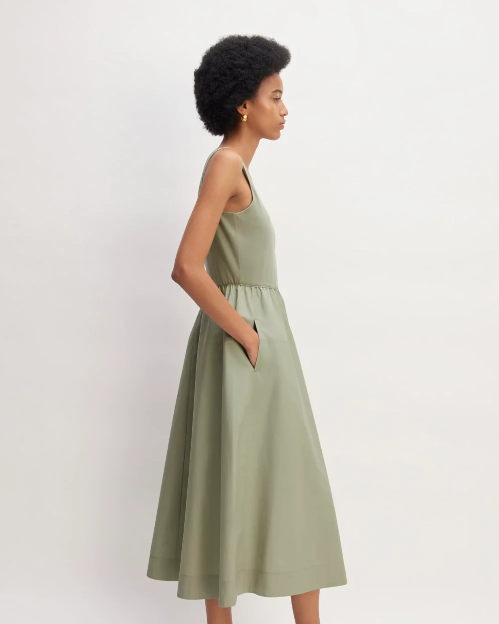The Supima® Jersey Riviera Dress | Sage Green