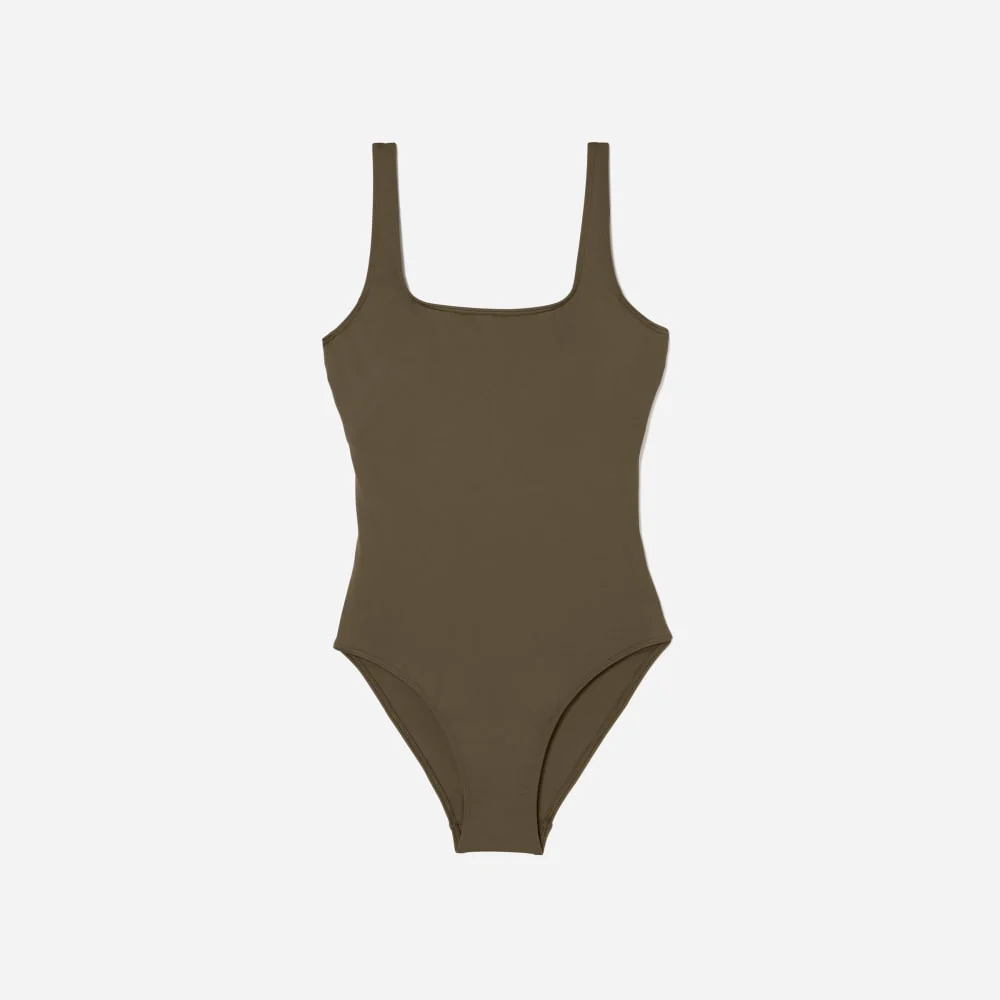 The Square-Neck One-Piece | Beech