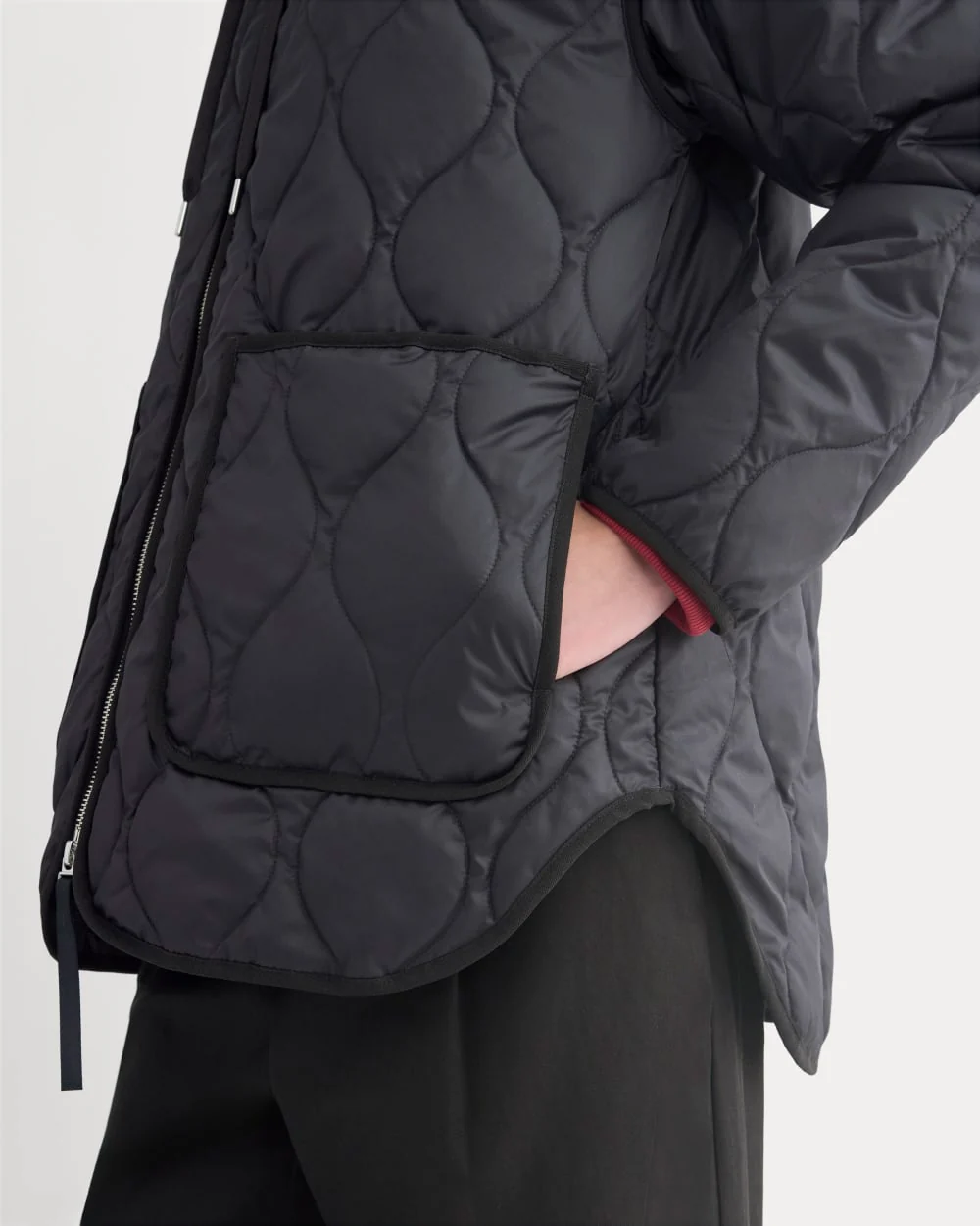 ReNew Quilted Hooded Liner | Black