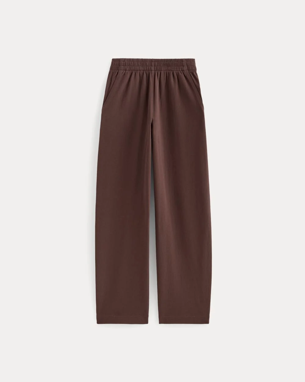 The Off-Duty Barrel Pant | Dark Mahogany