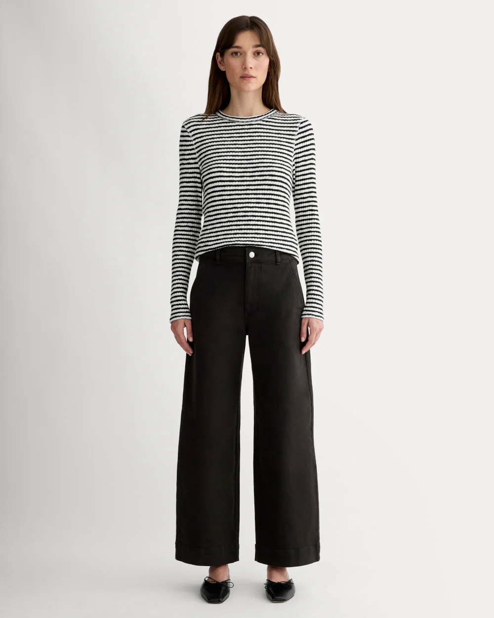 The Utility Wide-Leg Pant | Black