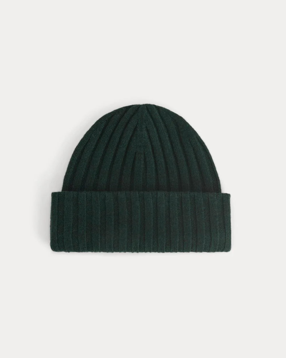 Chunky Ribbed Beanie | Heathered Dark Sea