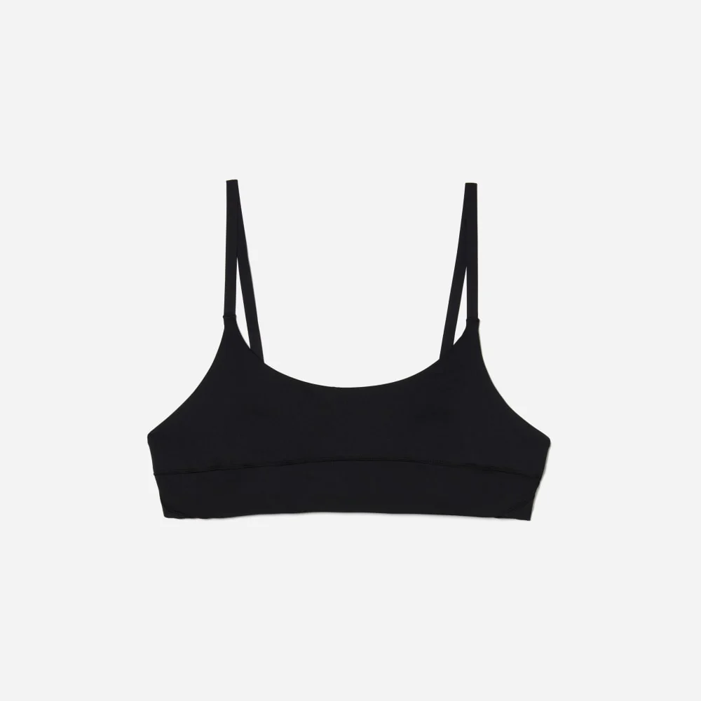 The Scoop-Neck Bikini Top | Black