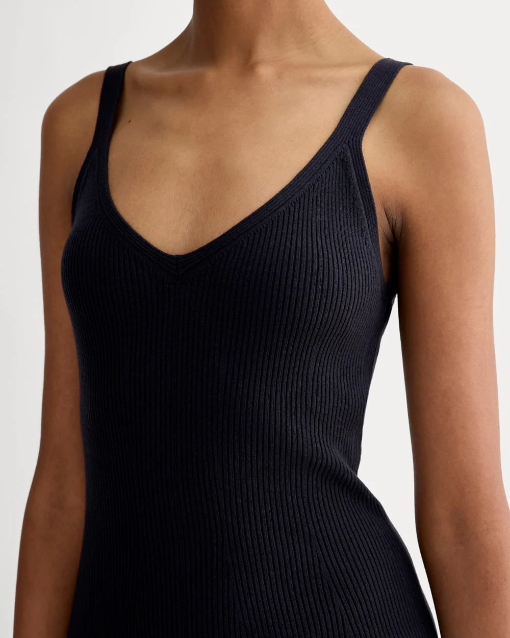The Fine Knit Cami Dress | Navy