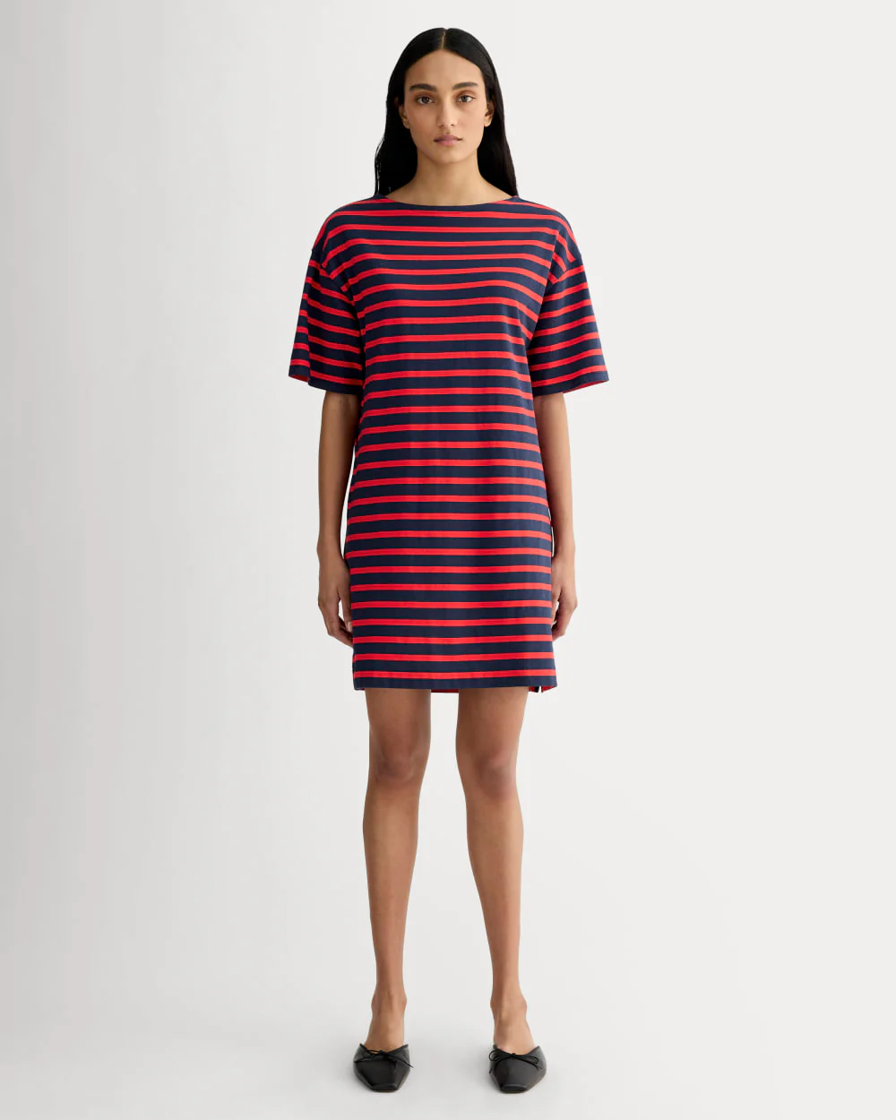 The Mariner Dress | Navy / Classic Red
