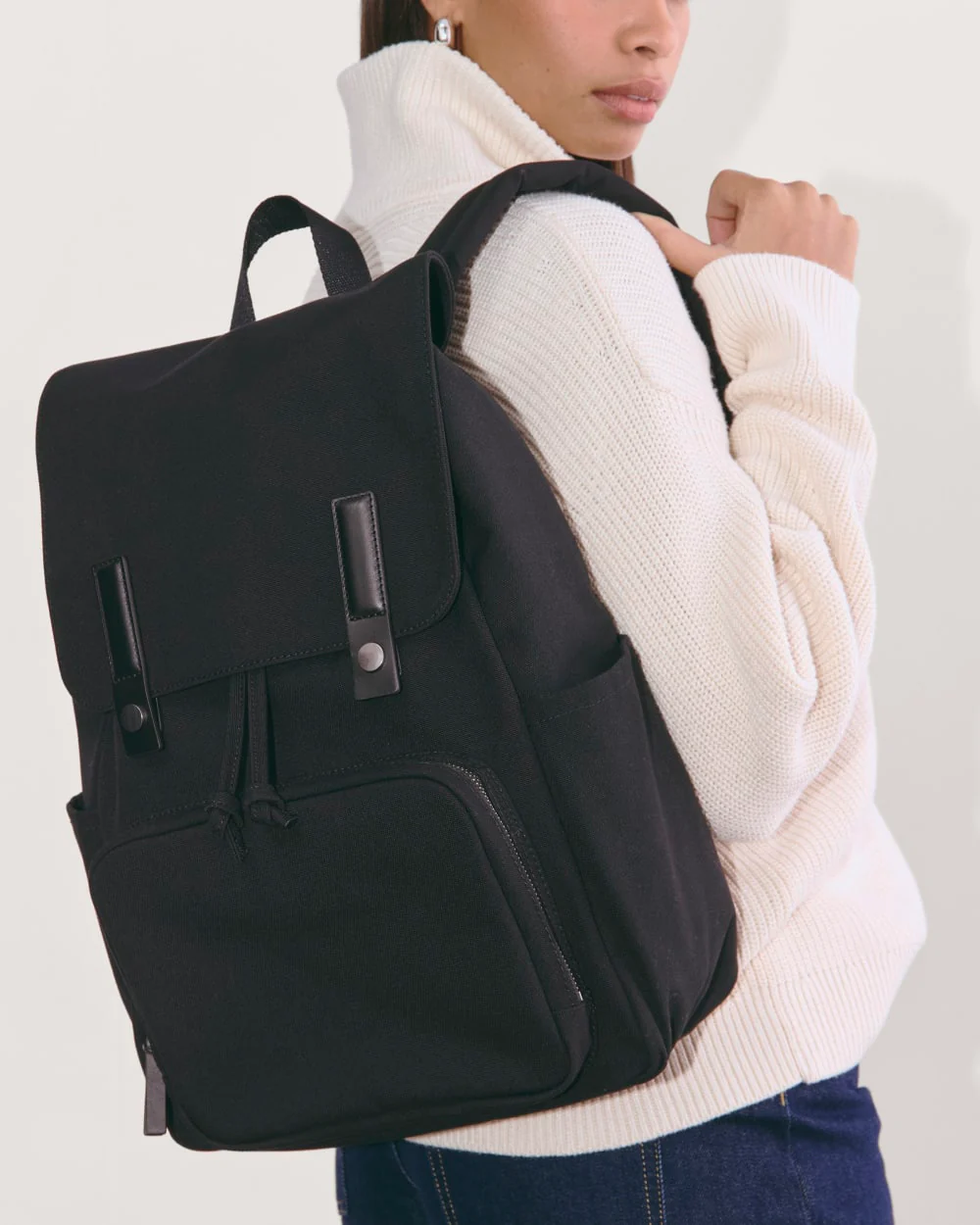 The Canvas Backpack | Black