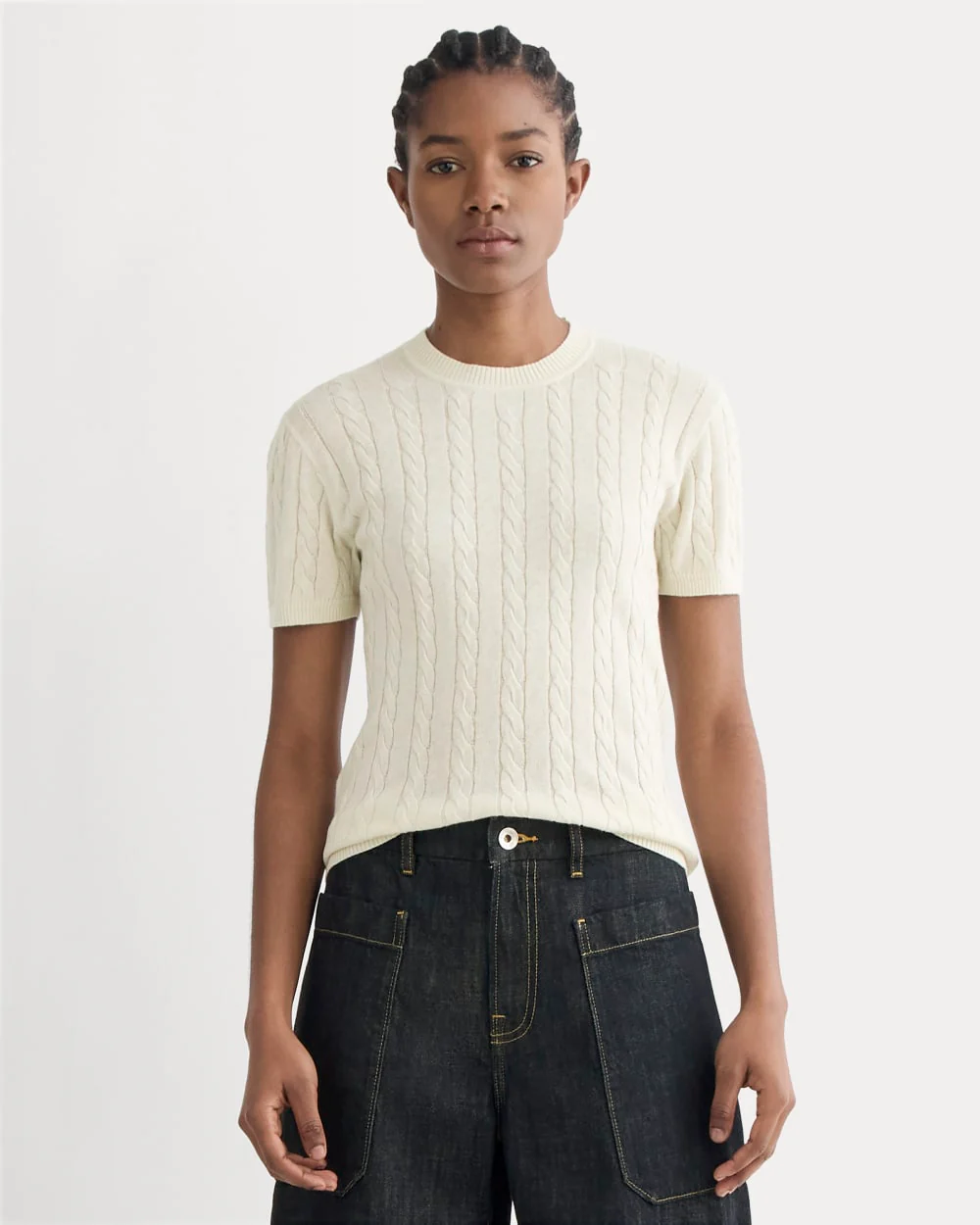 The Cable Crew in Cotton Cashmere | Birch