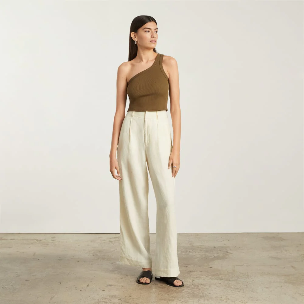 The Linen Way-High® Drape Pant  | Canvas