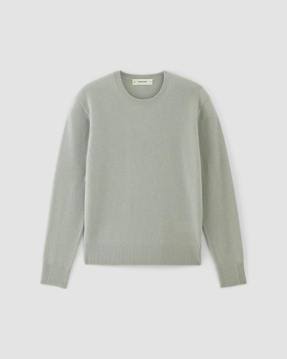 The Classic Crew in Cashmere | Light Sage Green