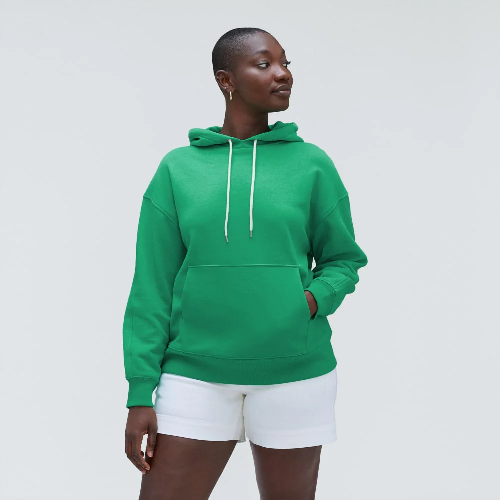The Track Organic Cotton Popover | Bright Jade