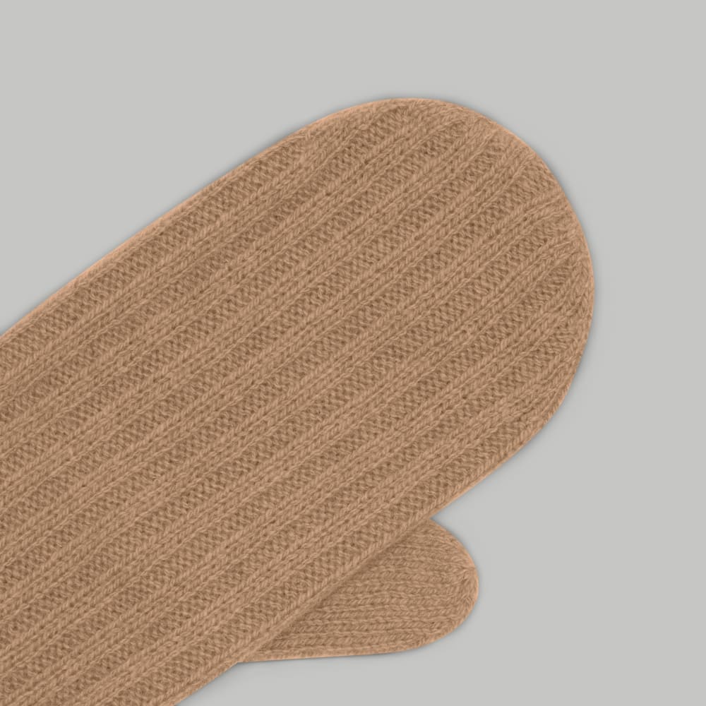The Cashmere Mittens | Light Camel