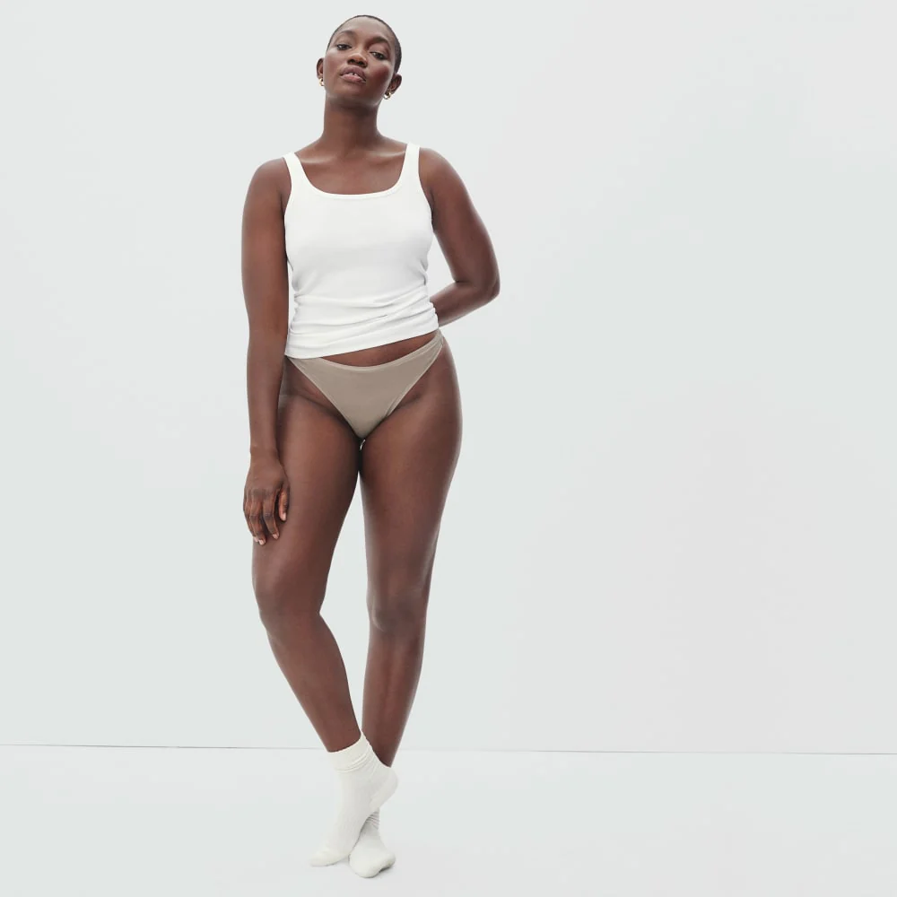 The Cotton Thong | Burnt Sugar