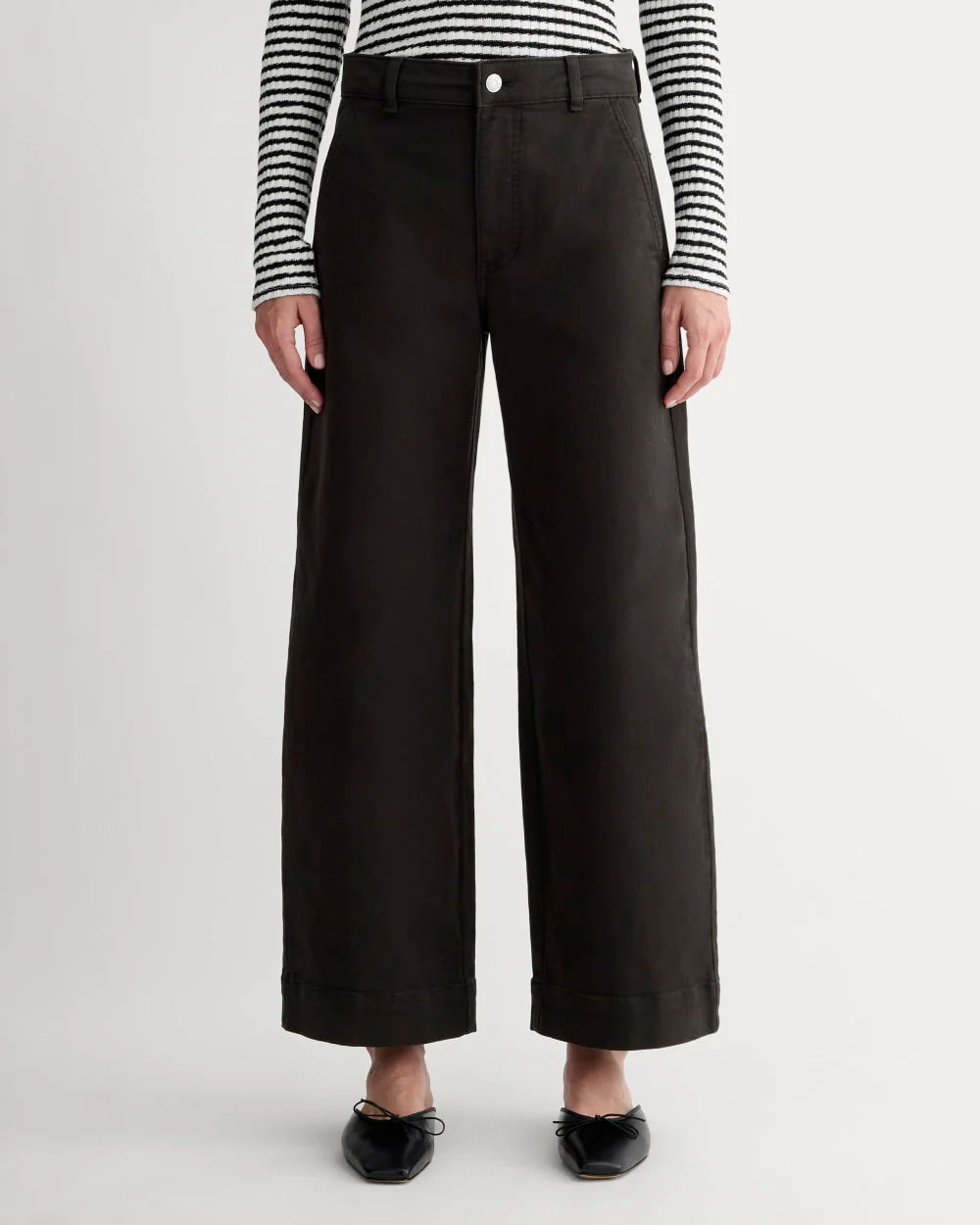 The Utility Wide-Leg Pant | Black