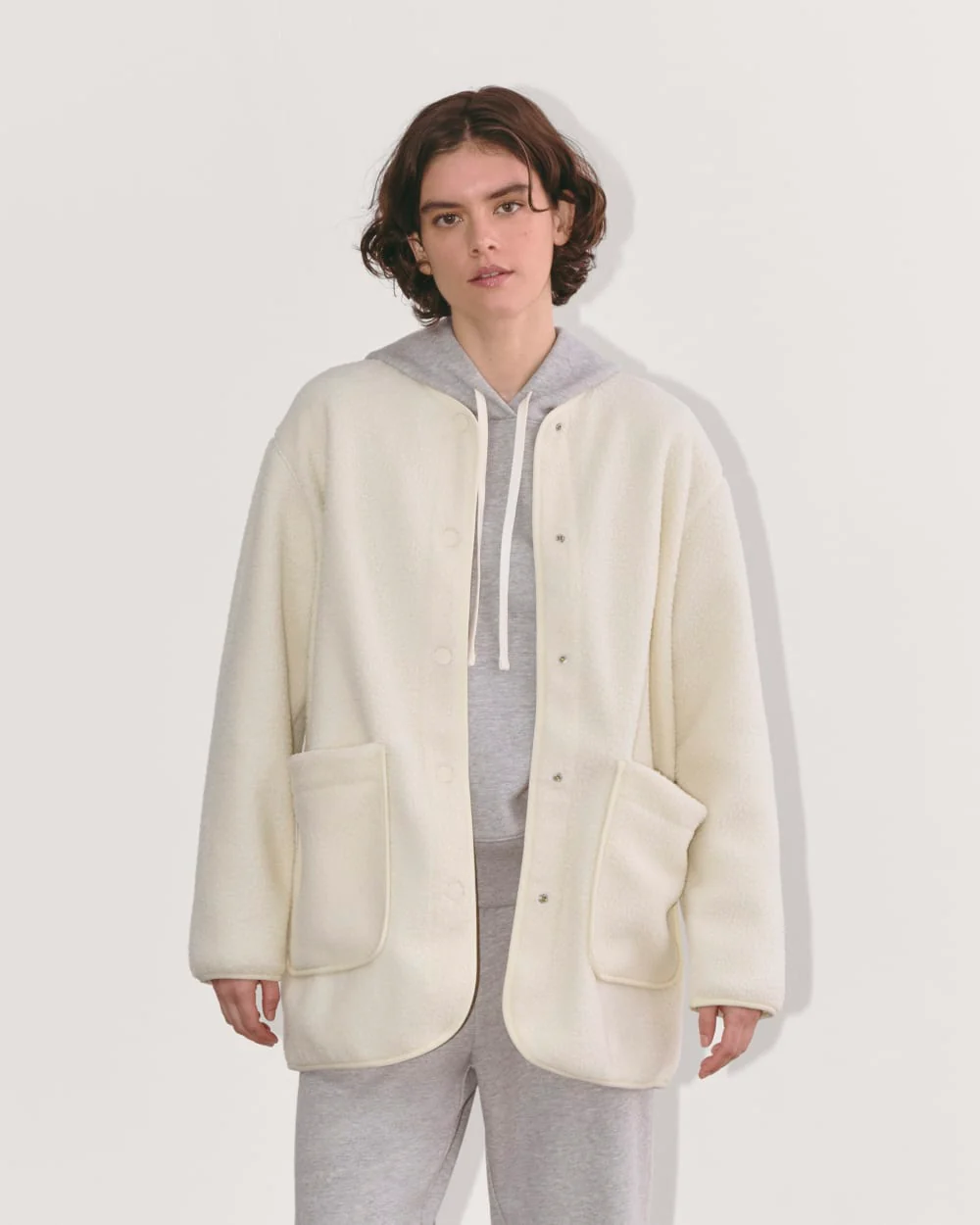 The Teddy Liner | Heathered Oat