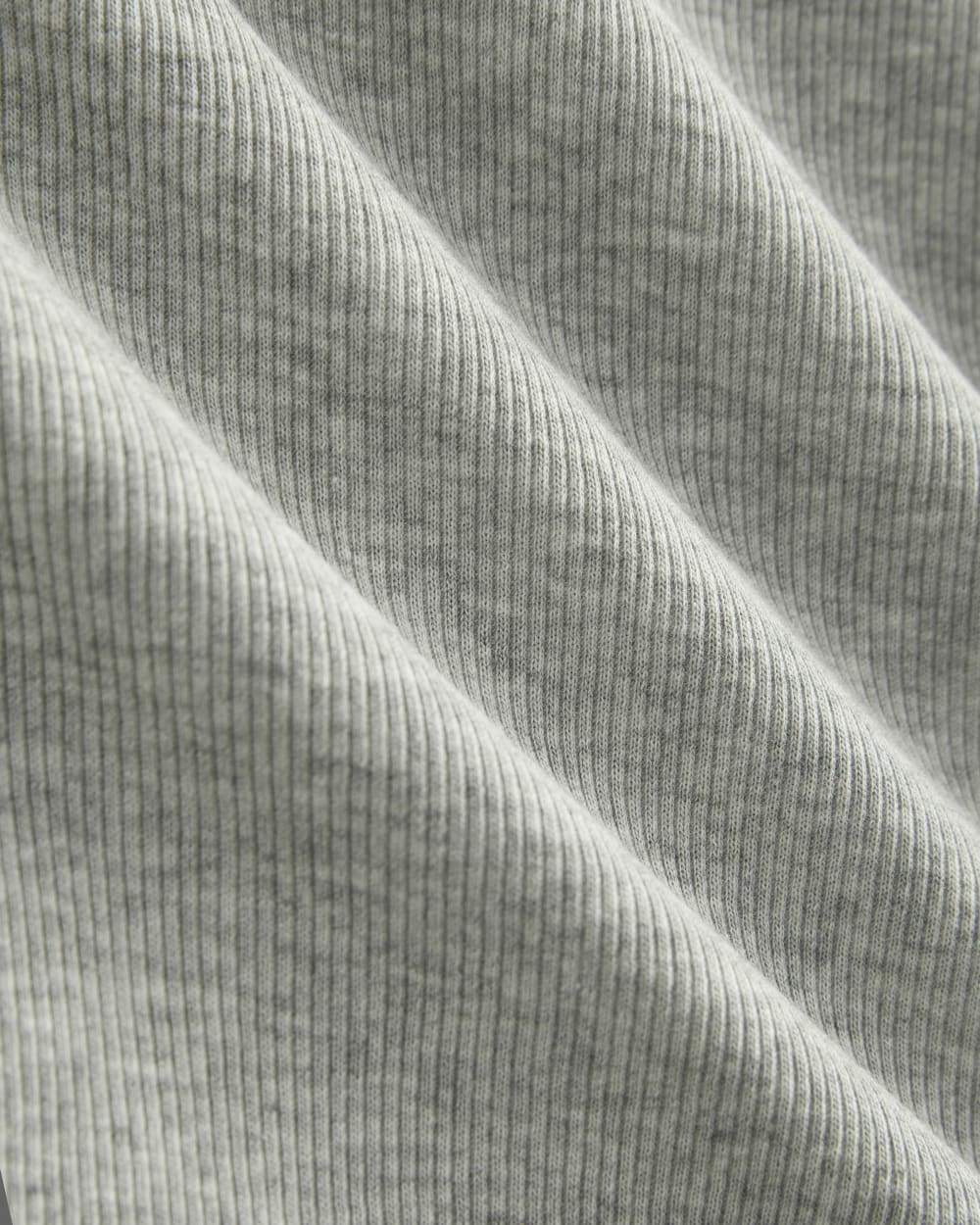 The Luxe Rib Crew | Classic Heather Grey