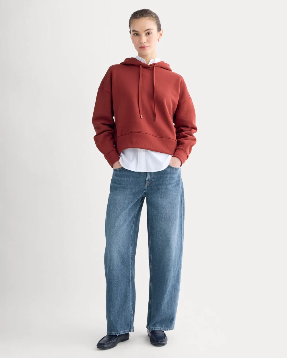 Loose Curve Jean | Ocean