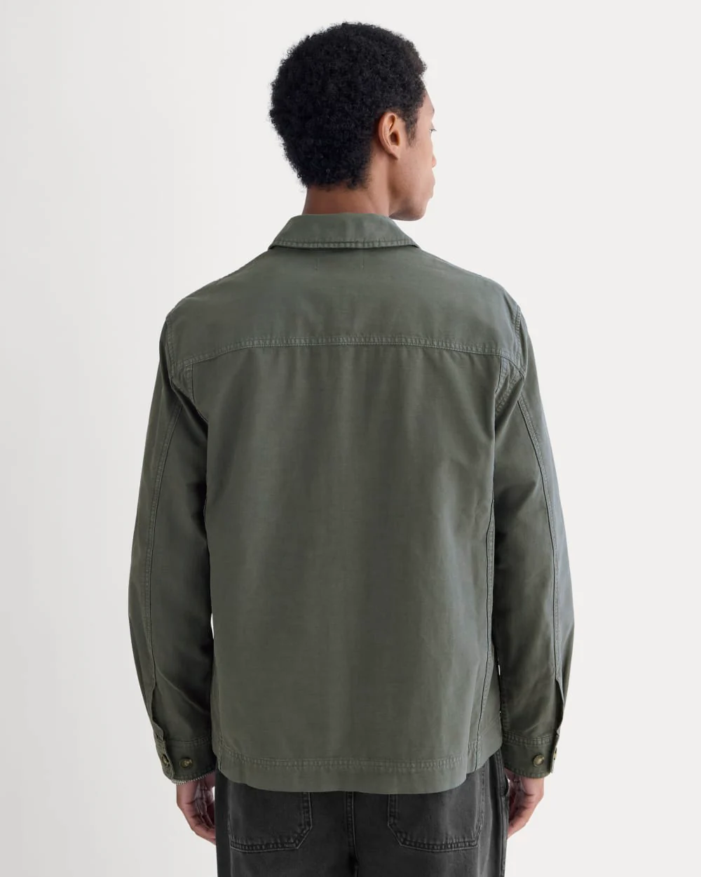 Utility Shirt Jacket | Washed Black