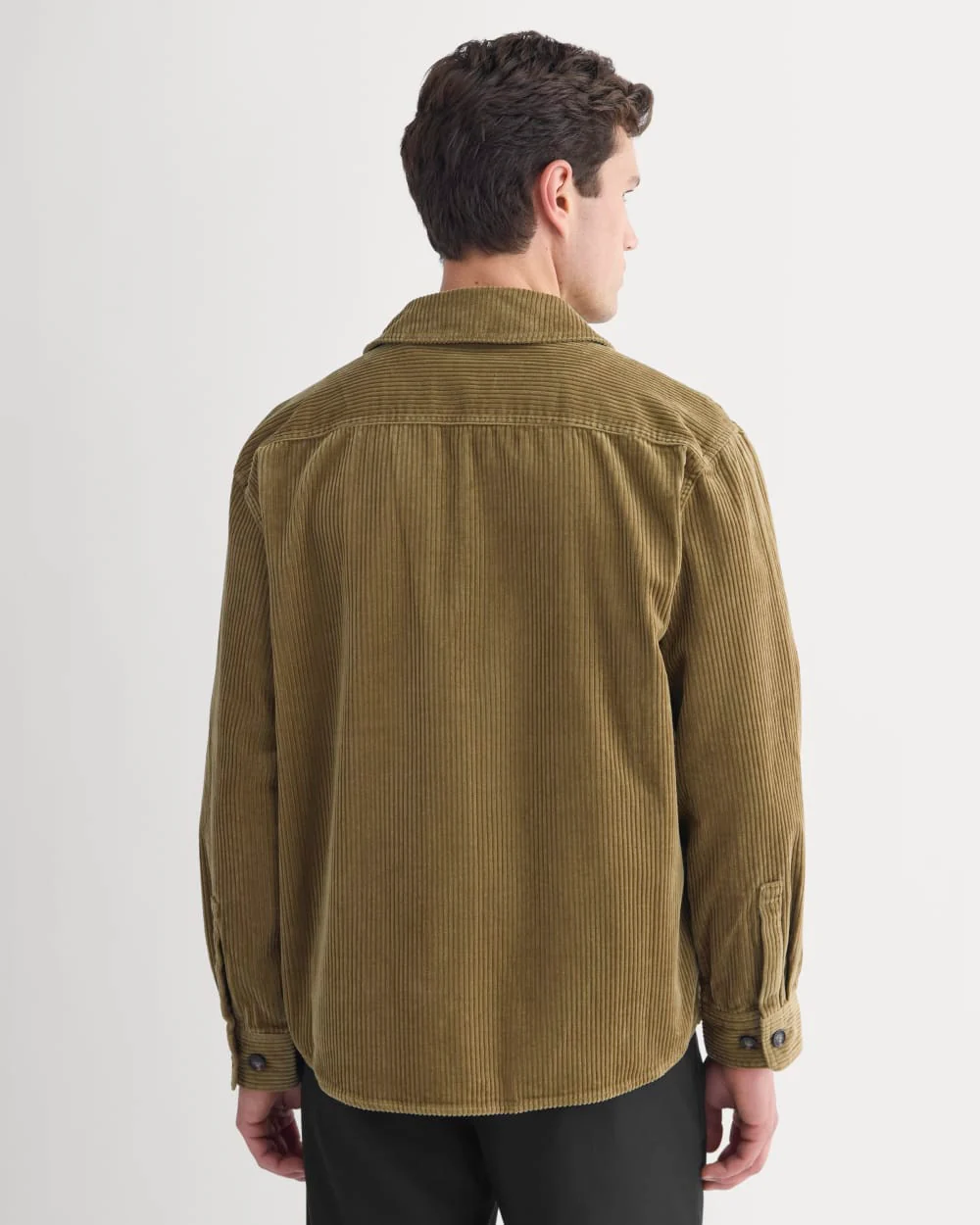 Wide Wale Corduroy Shirt | Aged Brass