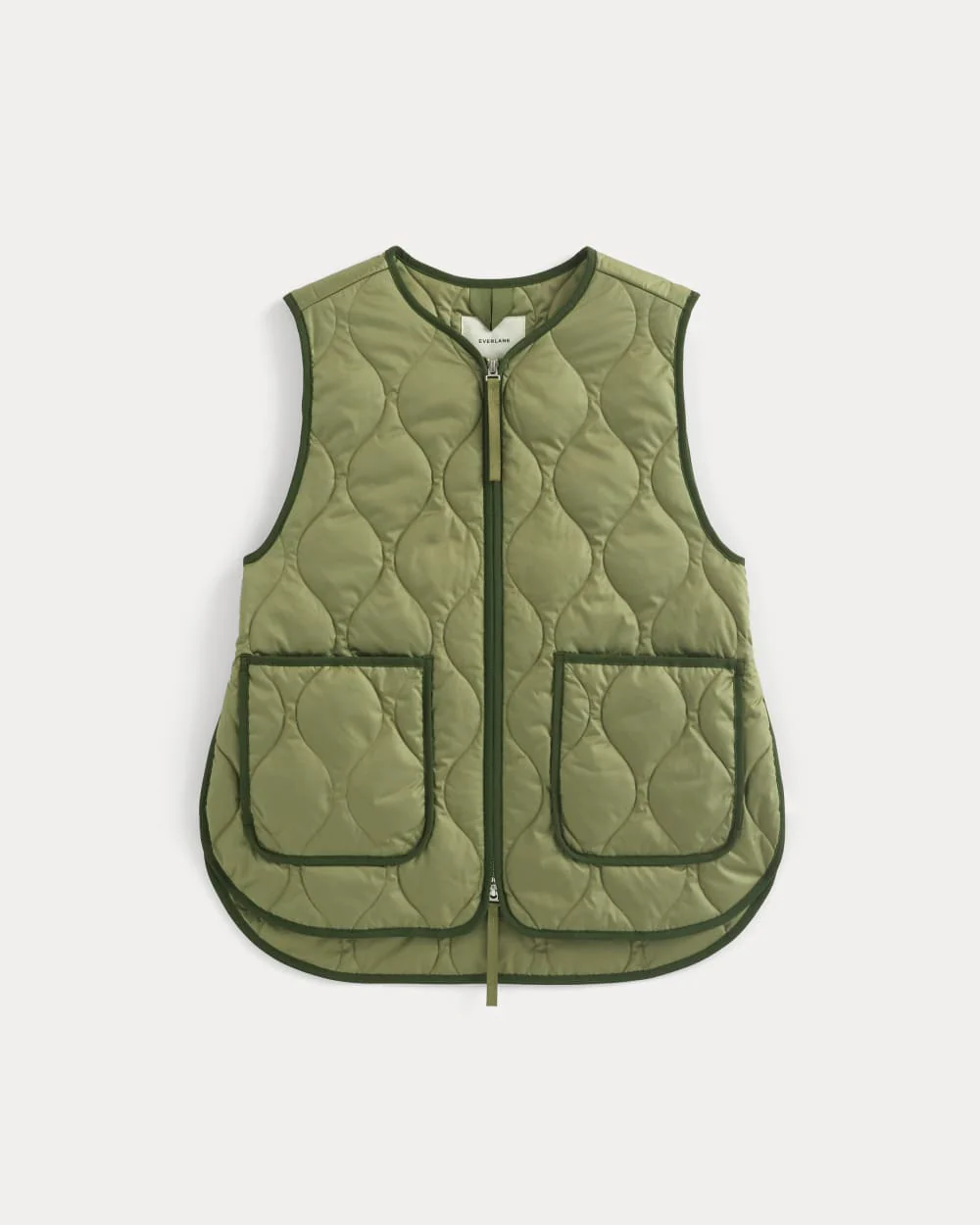 ReNew Quilted Vest | Lichen Green