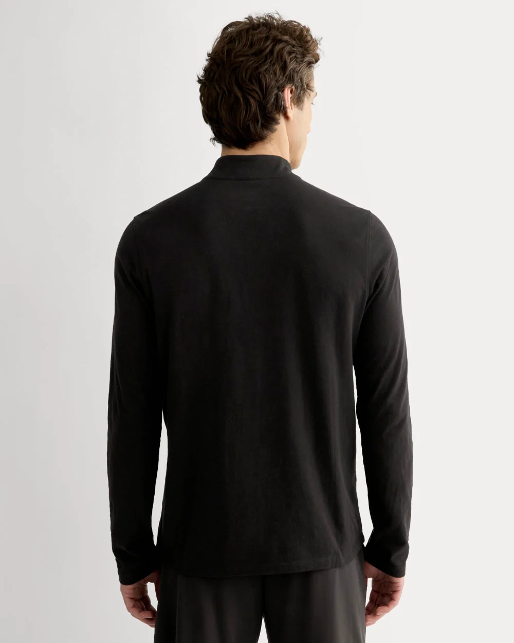 The Rec Quarter-Zip | Black