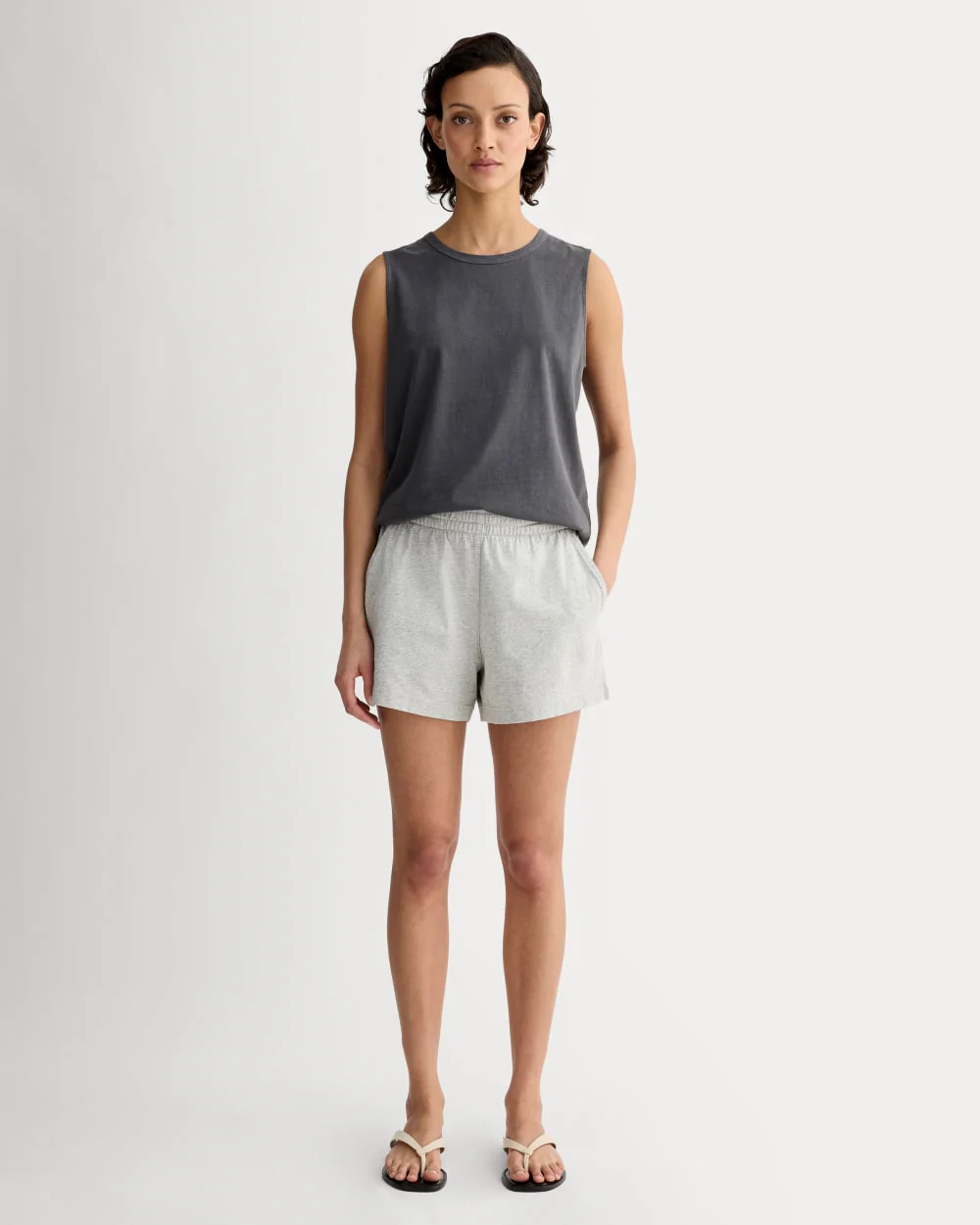The Off-Duty Short | Pale Heather Grey