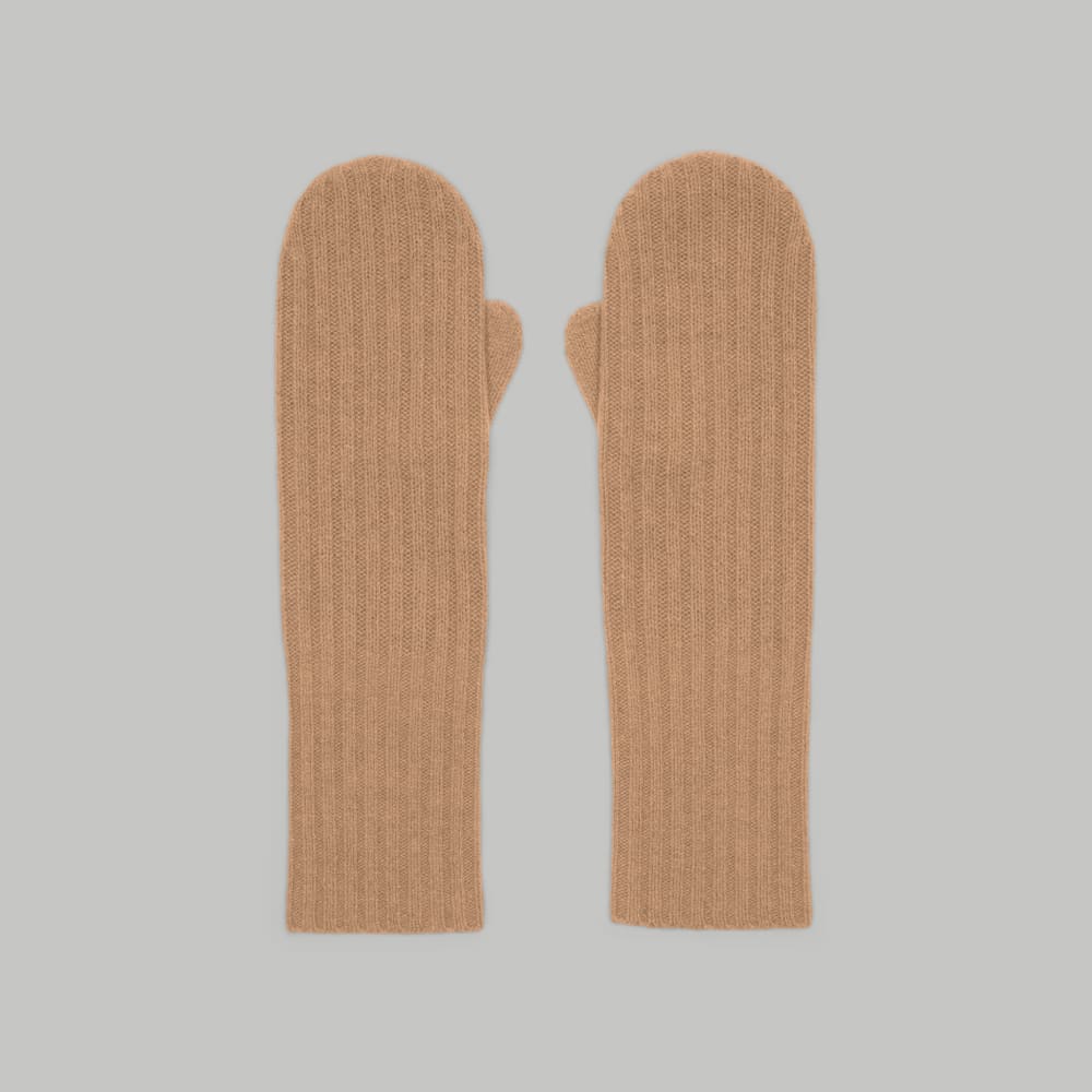 The Cashmere Mittens | Light Camel
