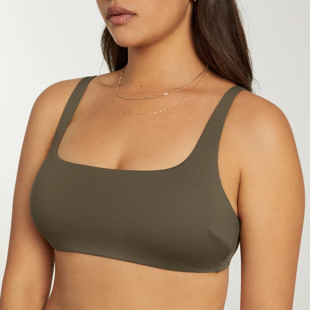 The Square-Neck Bikini Top | Beech