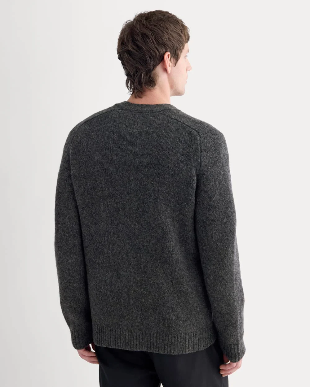 The Cloud Relaxed Cardigan | Heathered Soot