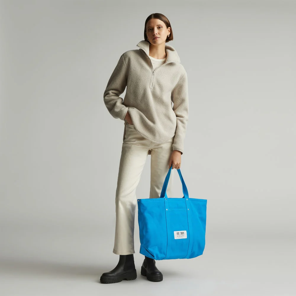 The Organic Canvas Weekender | Brilliant Blue