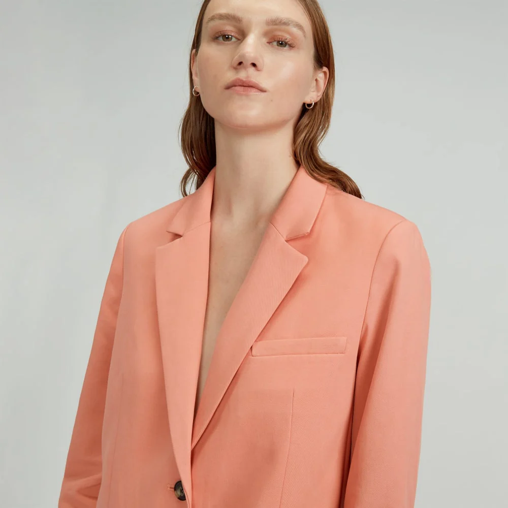 The Oversized Blazer in Buttersmooth | Tawny Pink