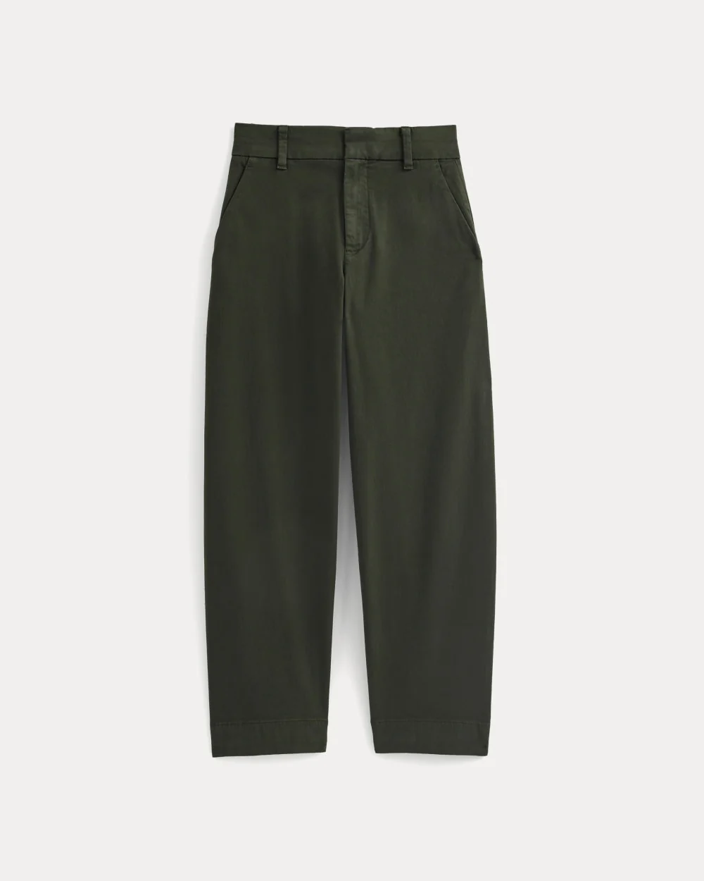 Cotton Twill Chino | Dark Green